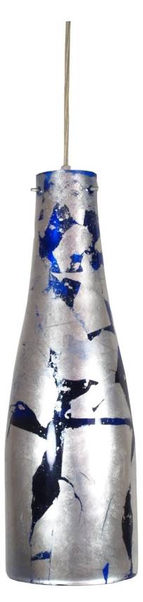 Lampa sufitowa Candellux 31-85286 Butelka 1X60 W  niebieski srebrny