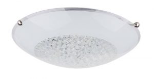 Plafon biały LED z kryształkami Pristina 14-73150 Candellux