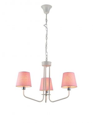 Żyrandol różowy lampa 3xE14 York Ledea 50203097 Candellux