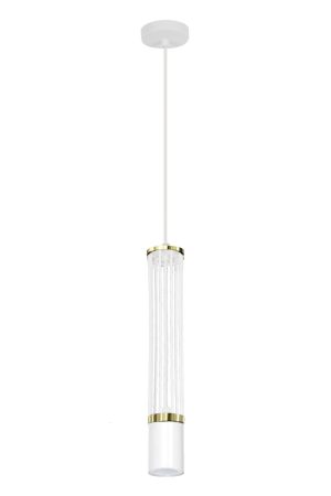 Lampa wisząca Rubio 1 biała LPX0130/1 BIA LAMPEX